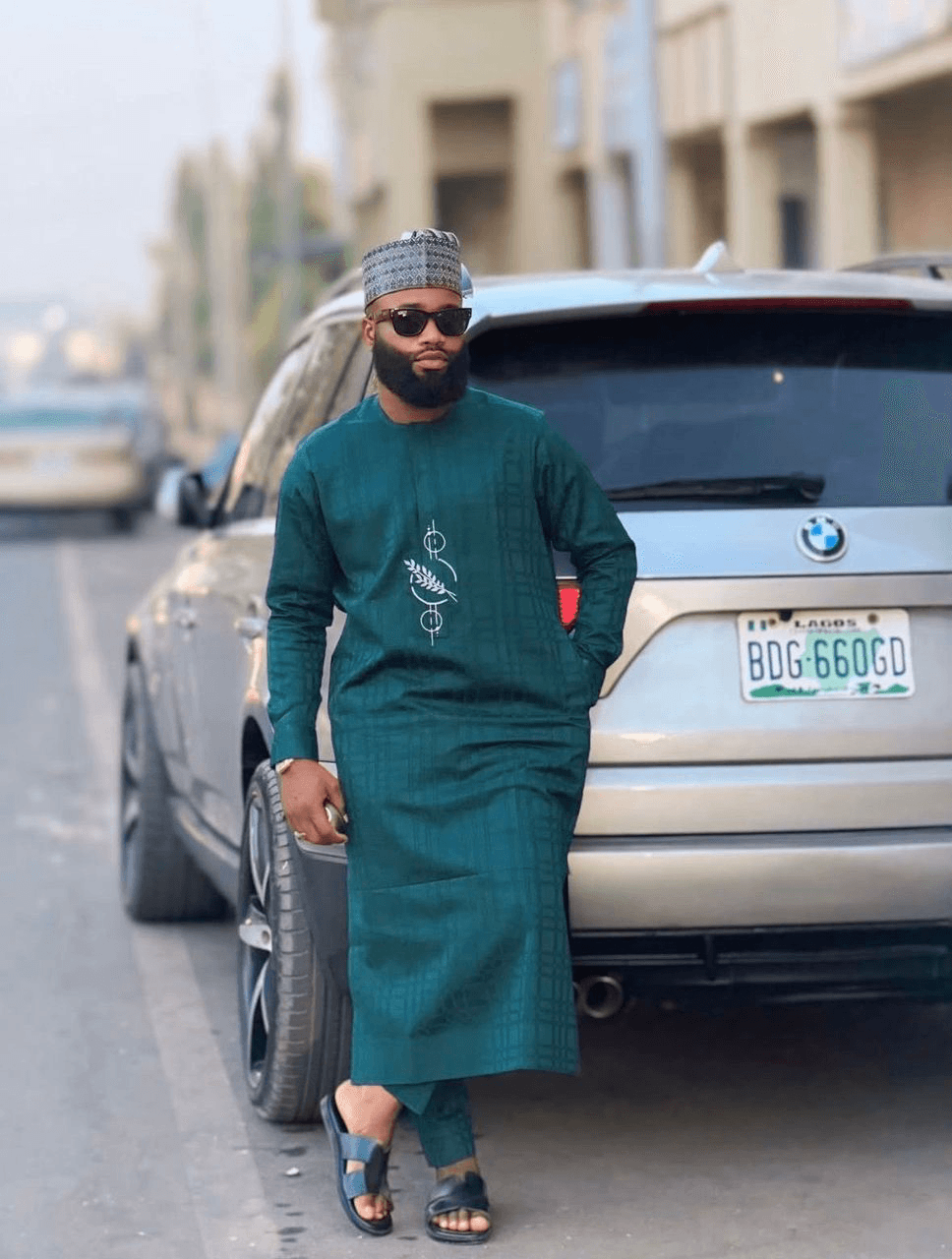 Dark Green Kaftan